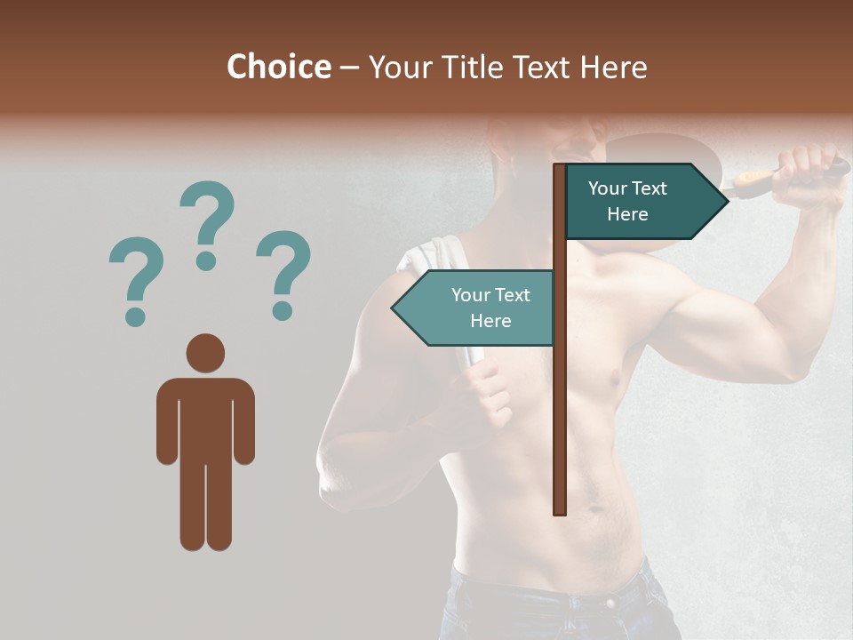 Strong Handsome Chef PowerPoint Template