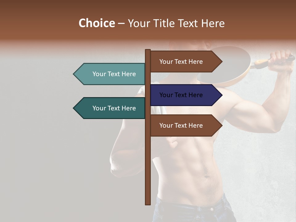 Strong Handsome Chef PowerPoint Template