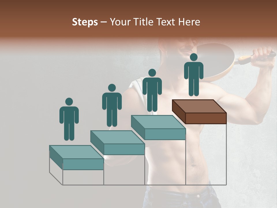 Strong Handsome Chef PowerPoint Template