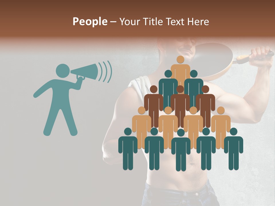 Strong Handsome Chef PowerPoint Template