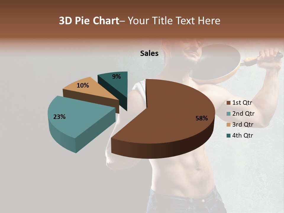 Strong Handsome Chef PowerPoint Template