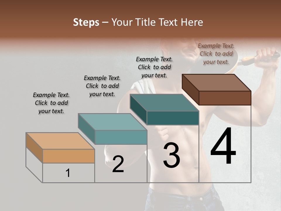 Strong Handsome Chef PowerPoint Template