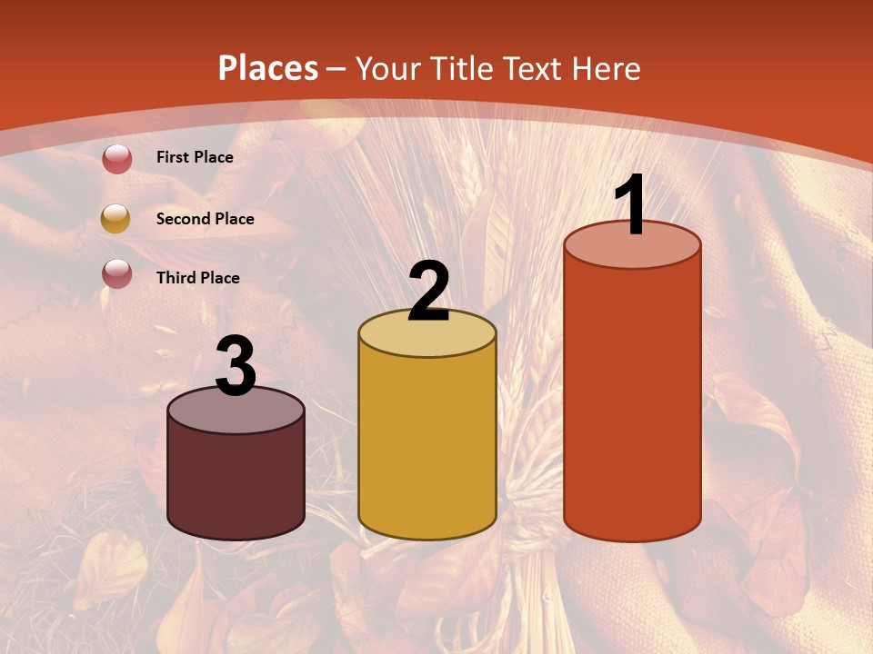 Grain Wheat Art PowerPoint Template