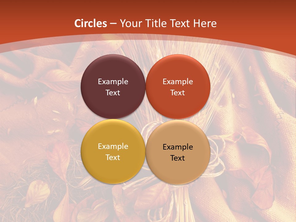 Grain Wheat Art PowerPoint Template