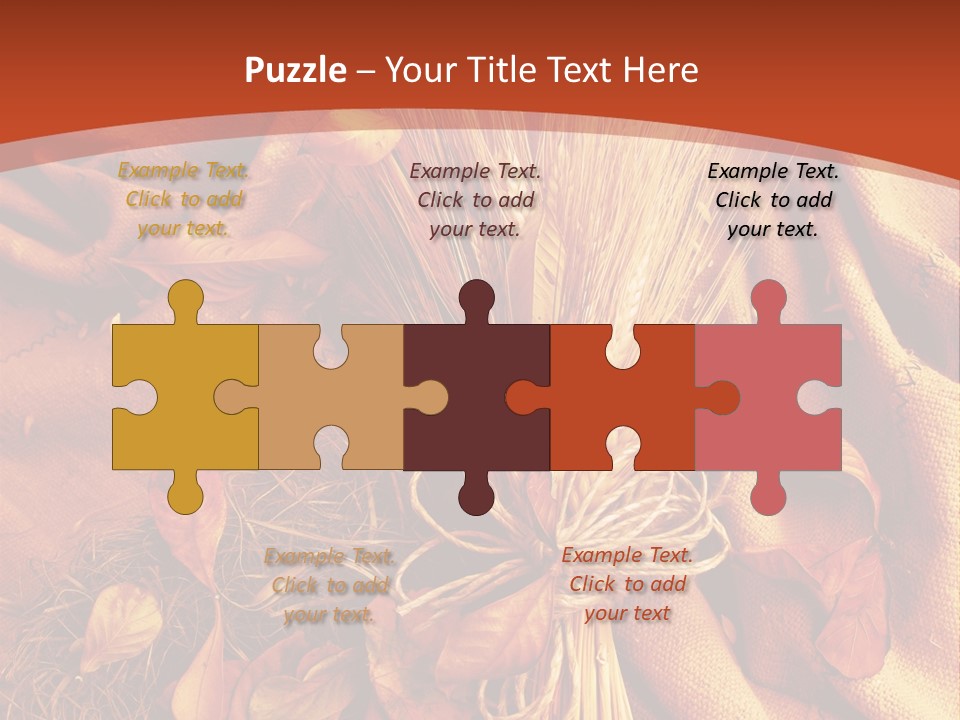 Grain Wheat Art PowerPoint Template