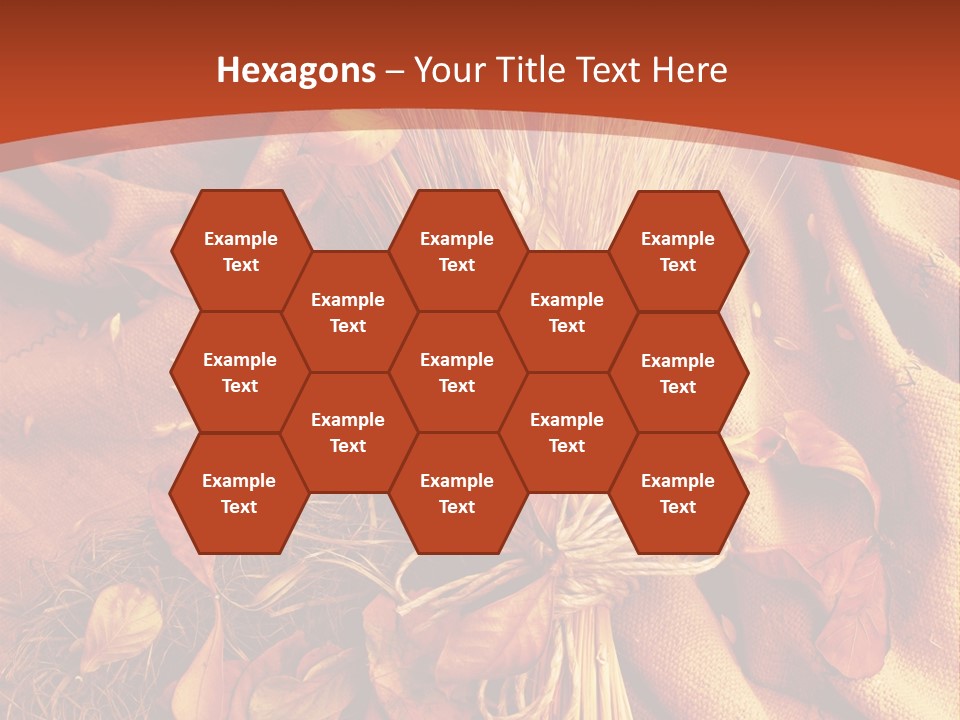 Grain Wheat Art PowerPoint Template