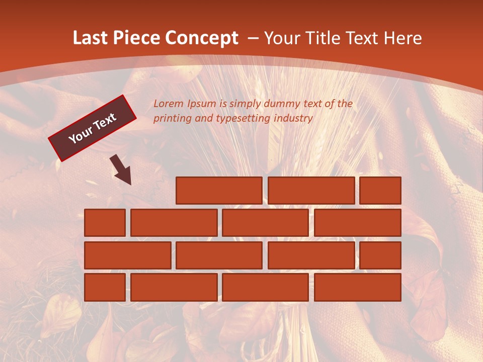 Grain Wheat Art PowerPoint Template