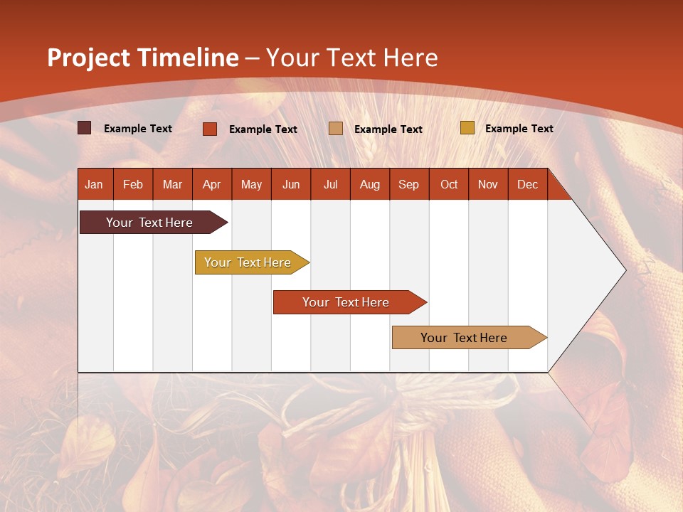 Grain Wheat Art PowerPoint Template