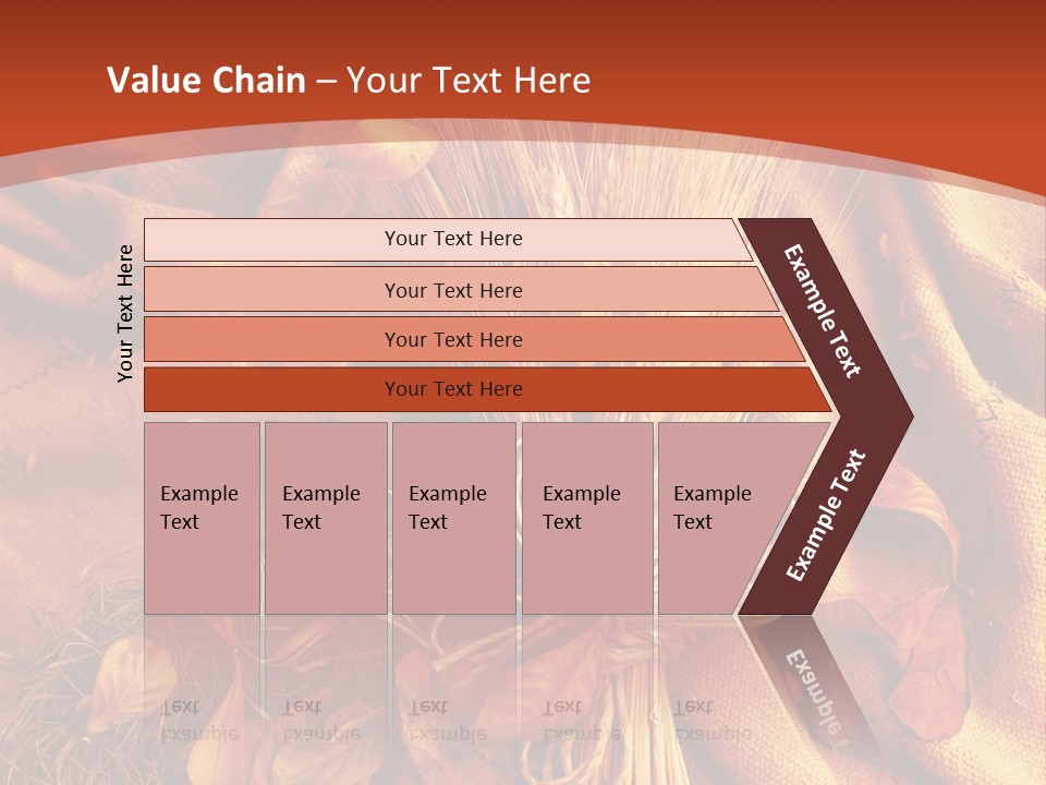Grain Wheat Art PowerPoint Template
