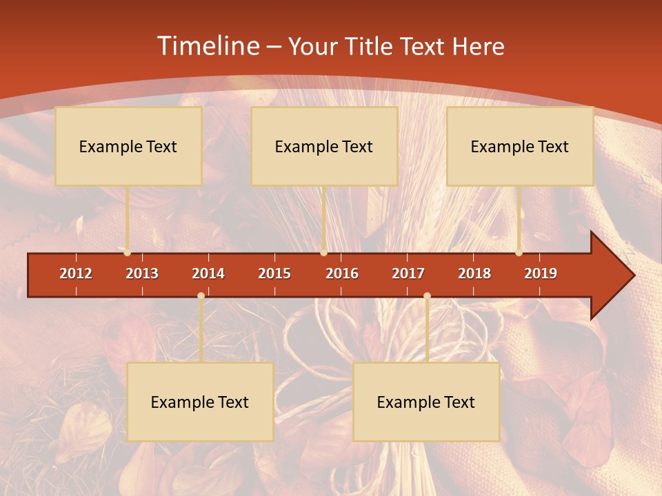 Grain Wheat Art PowerPoint Template