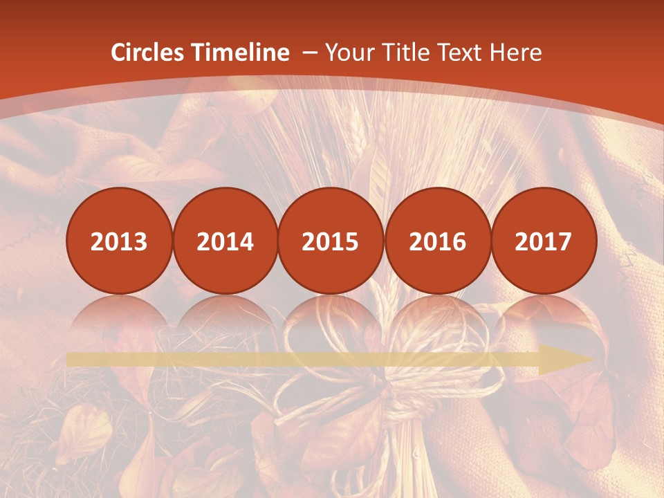 Grain Wheat Art PowerPoint Template