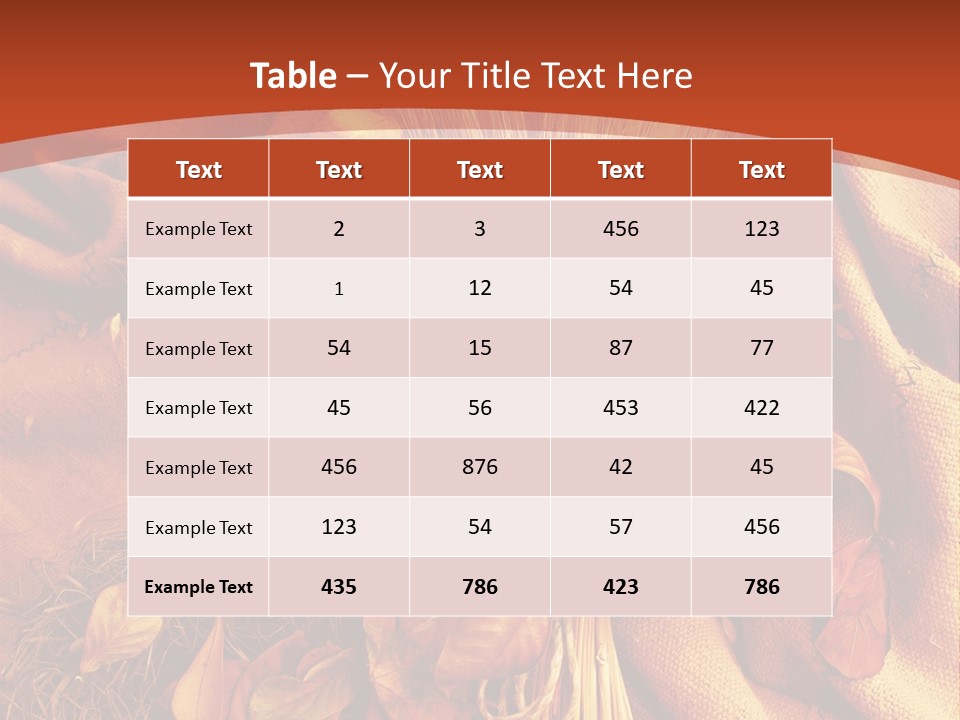 Grain Wheat Art PowerPoint Template