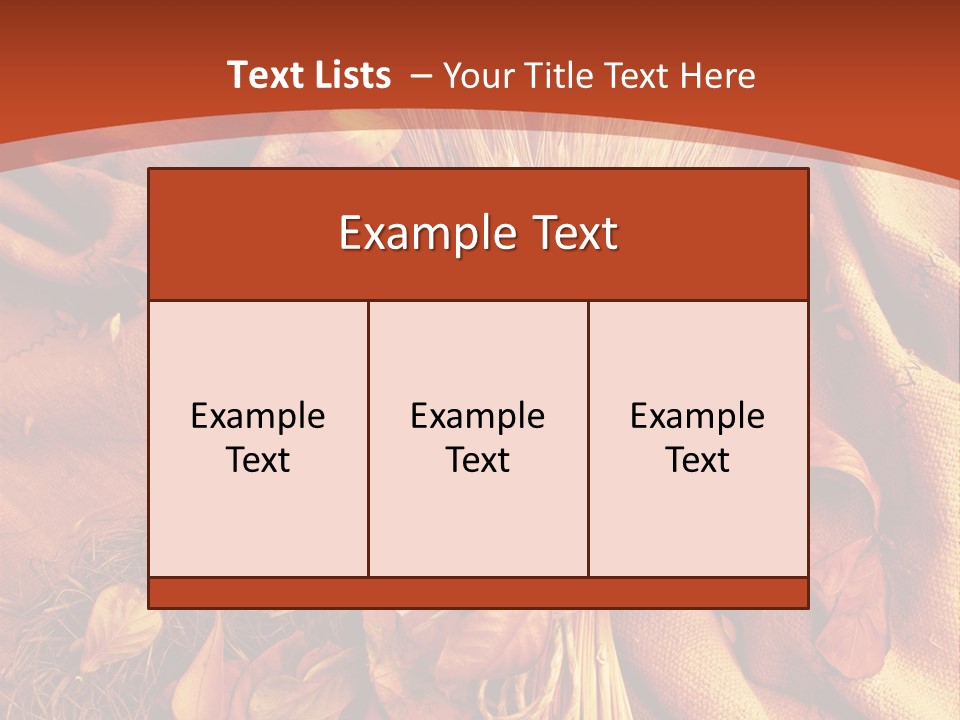 Grain Wheat Art PowerPoint Template