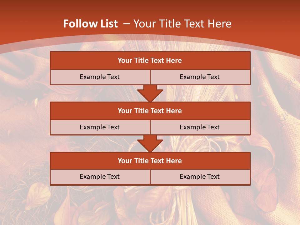 Grain Wheat Art PowerPoint Template