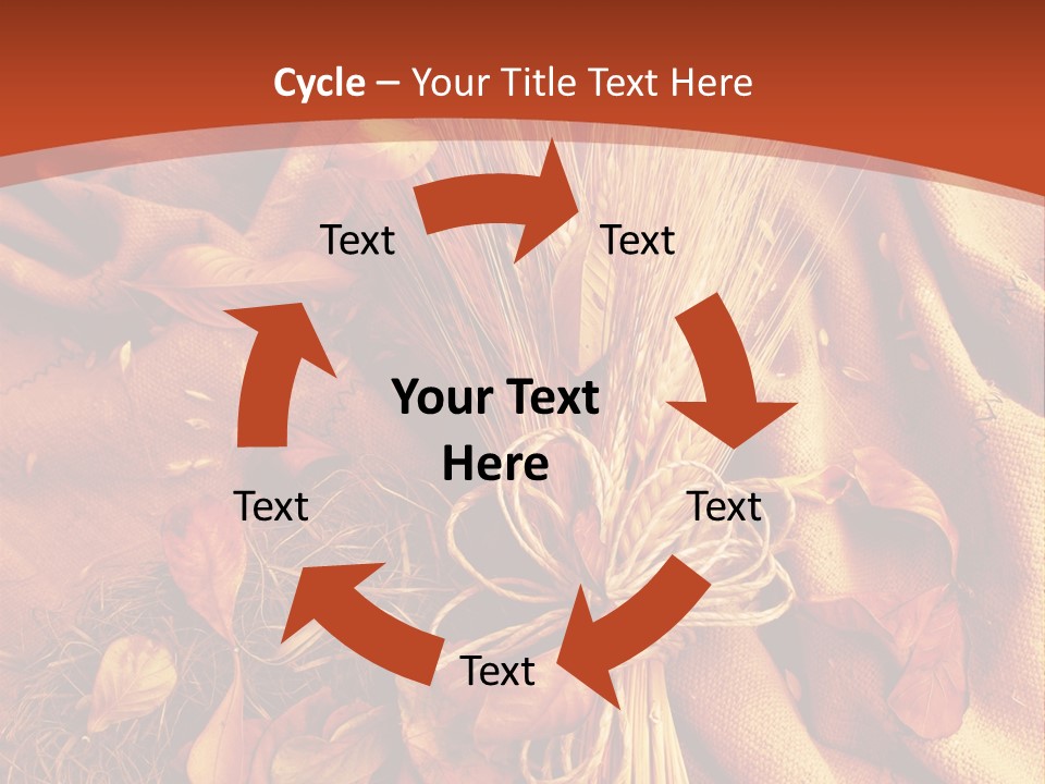 Grain Wheat Art PowerPoint Template