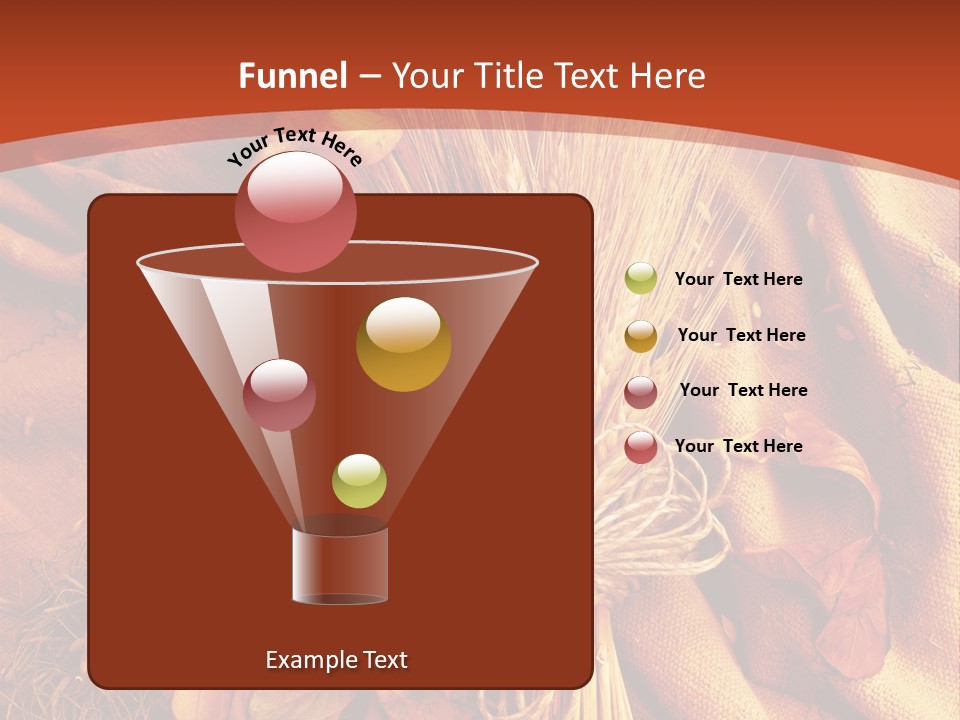 Grain Wheat Art PowerPoint Template