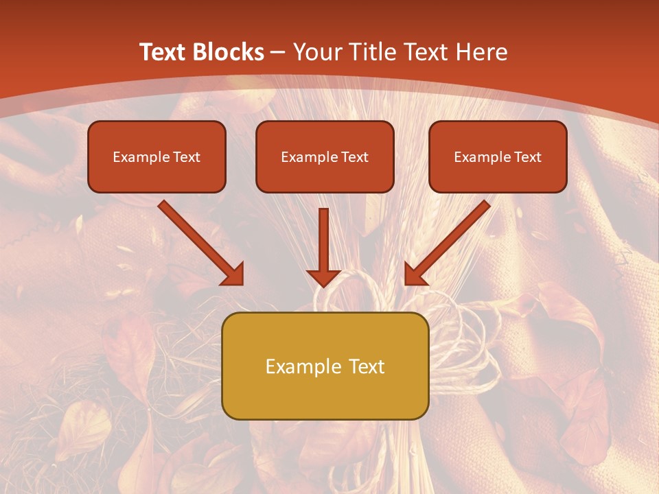 Grain Wheat Art PowerPoint Template