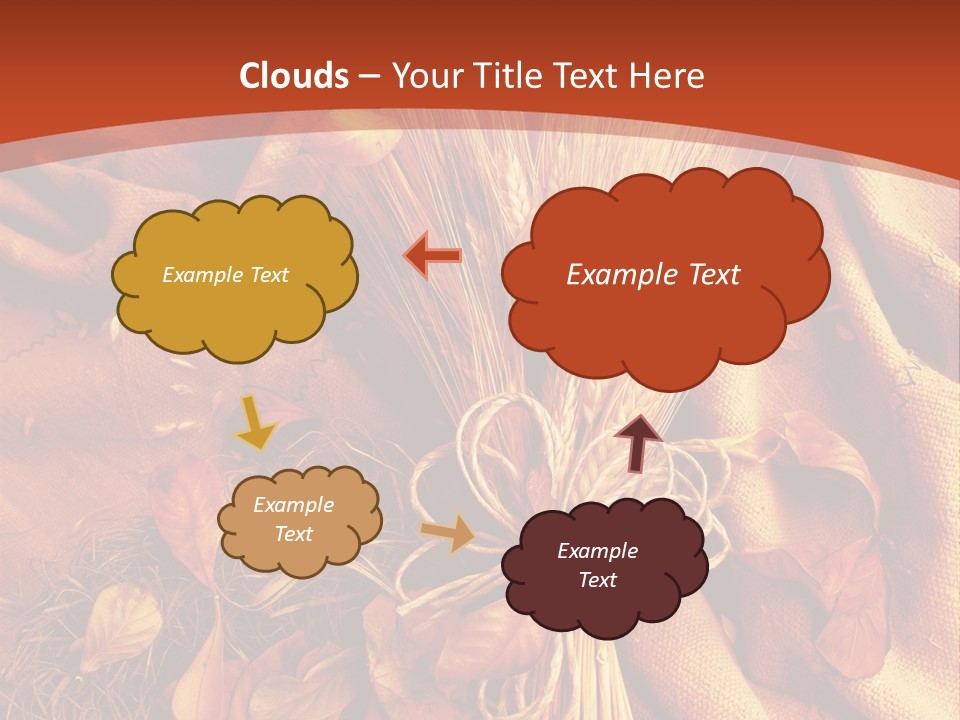 Grain Wheat Art PowerPoint Template