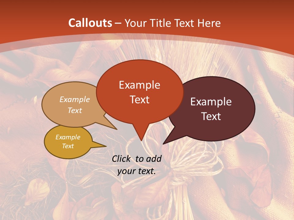 Grain Wheat Art PowerPoint Template