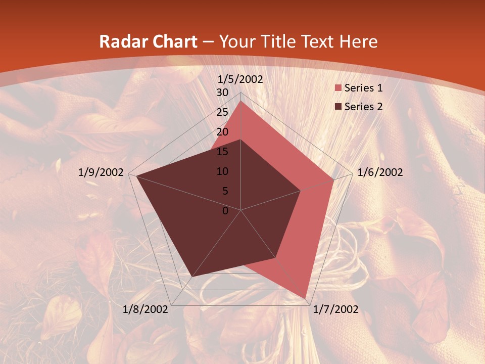 Grain Wheat Art PowerPoint Template