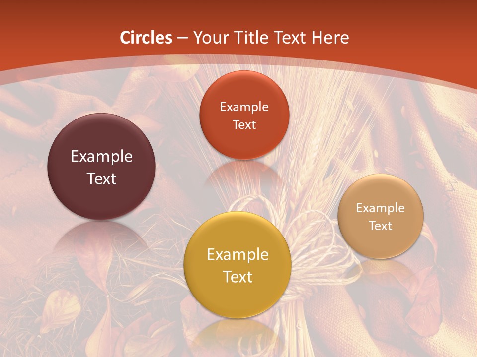 Grain Wheat Art PowerPoint Template