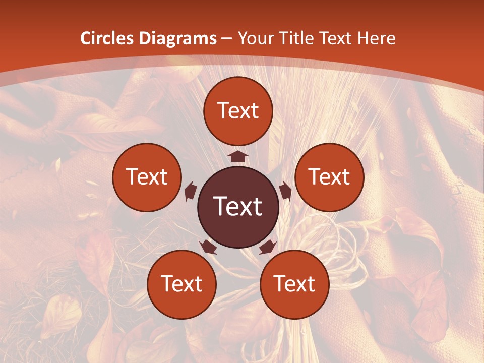 Grain Wheat Art PowerPoint Template