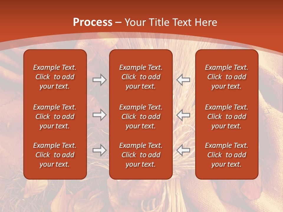 Grain Wheat Art PowerPoint Template