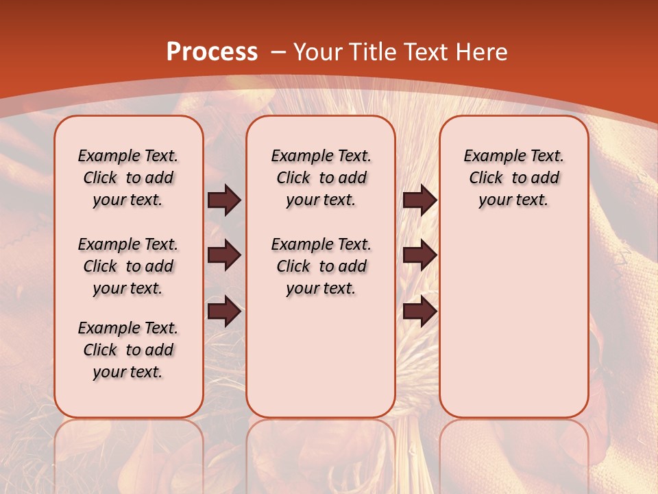 Grain Wheat Art PowerPoint Template