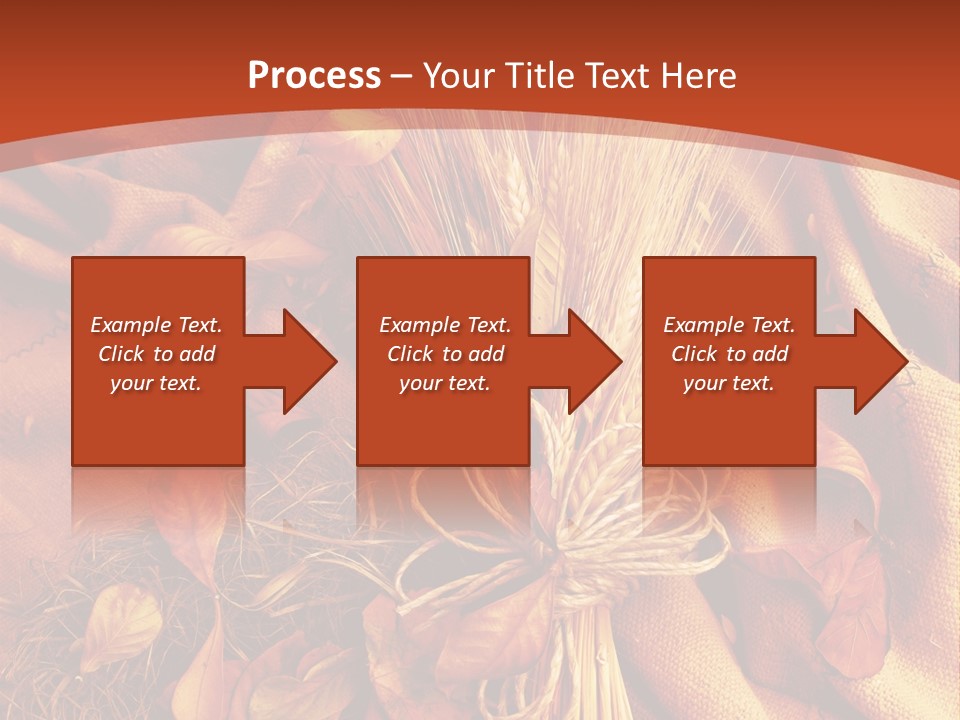 Grain Wheat Art PowerPoint Template