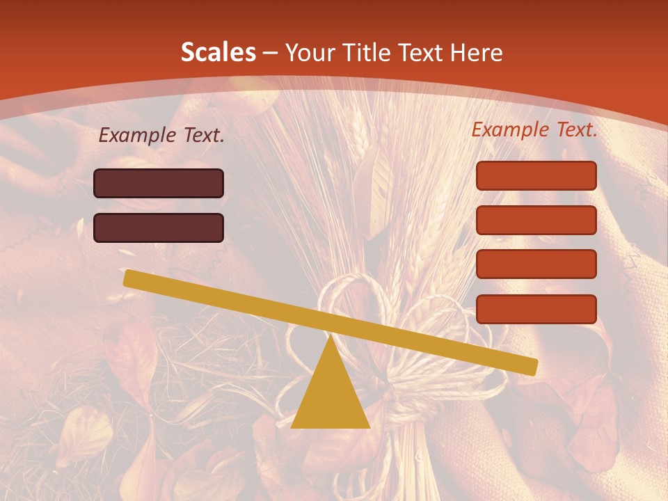 Grain Wheat Art PowerPoint Template