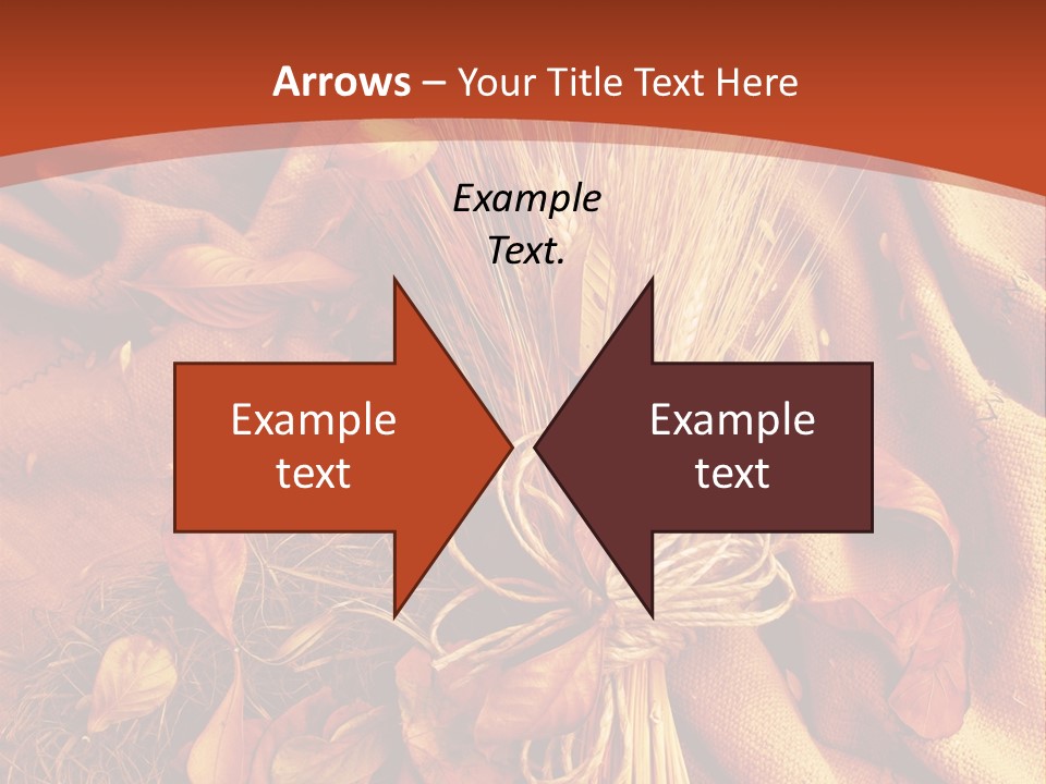 Grain Wheat Art PowerPoint Template