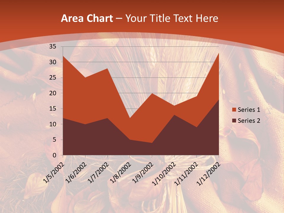 Grain Wheat Art PowerPoint Template