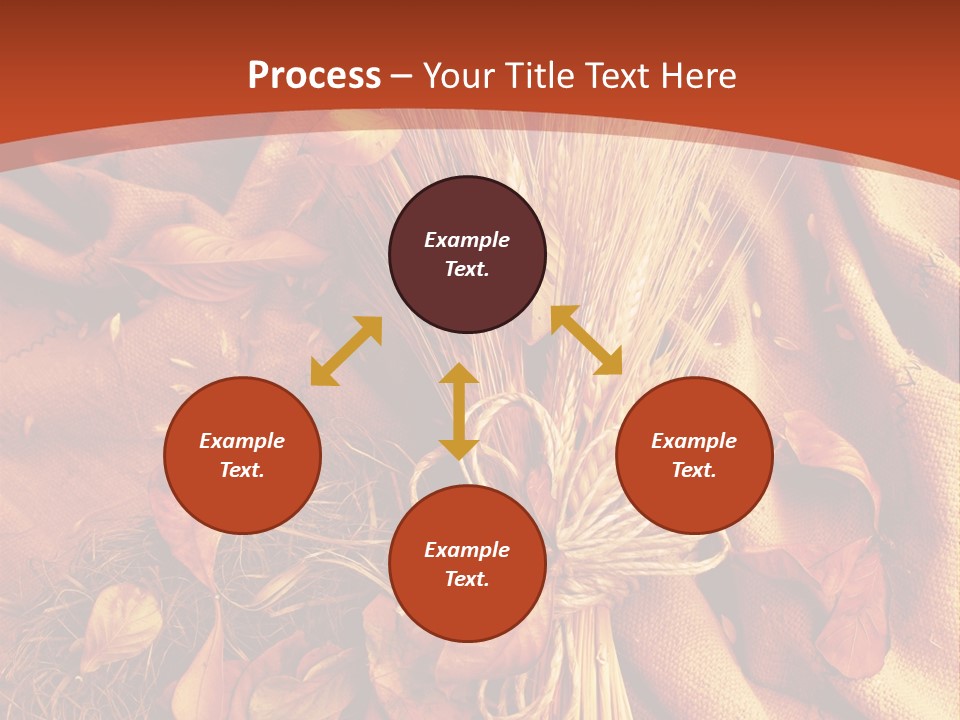 Grain Wheat Art PowerPoint Template