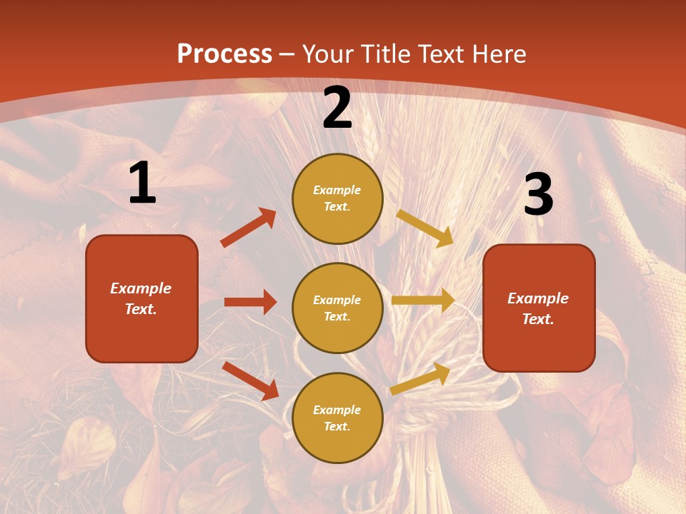 Grain Wheat Art PowerPoint Template