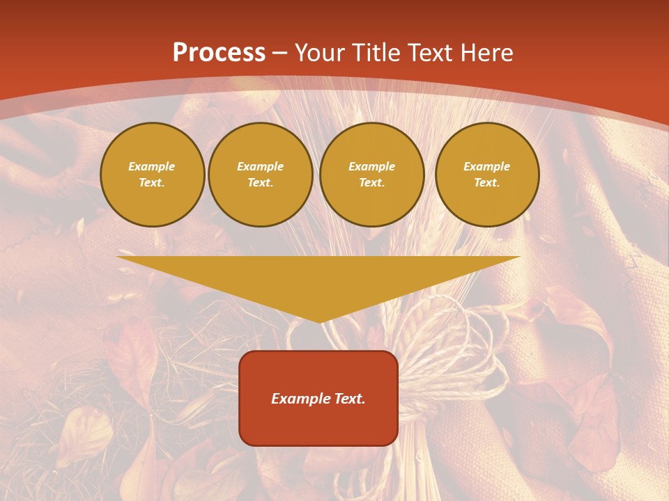 Grain Wheat Art PowerPoint Template