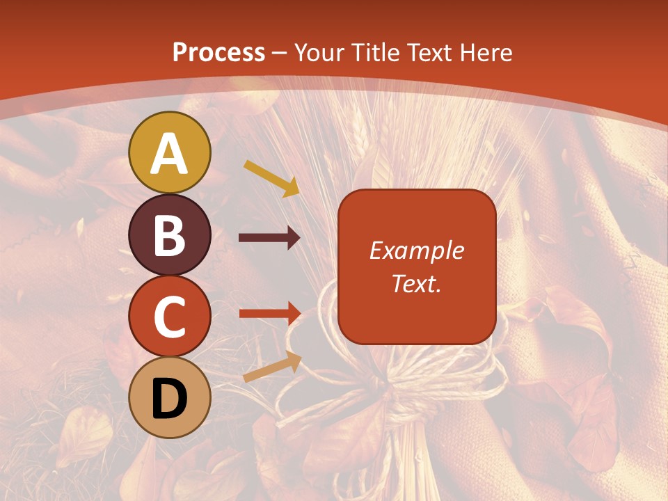 Grain Wheat Art PowerPoint Template
