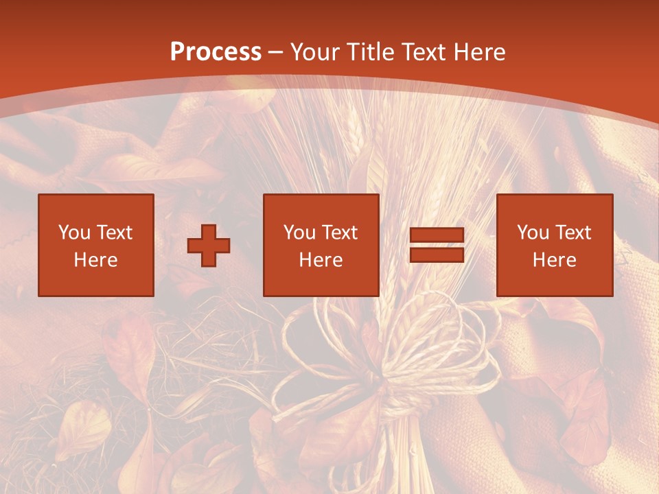 Grain Wheat Art PowerPoint Template