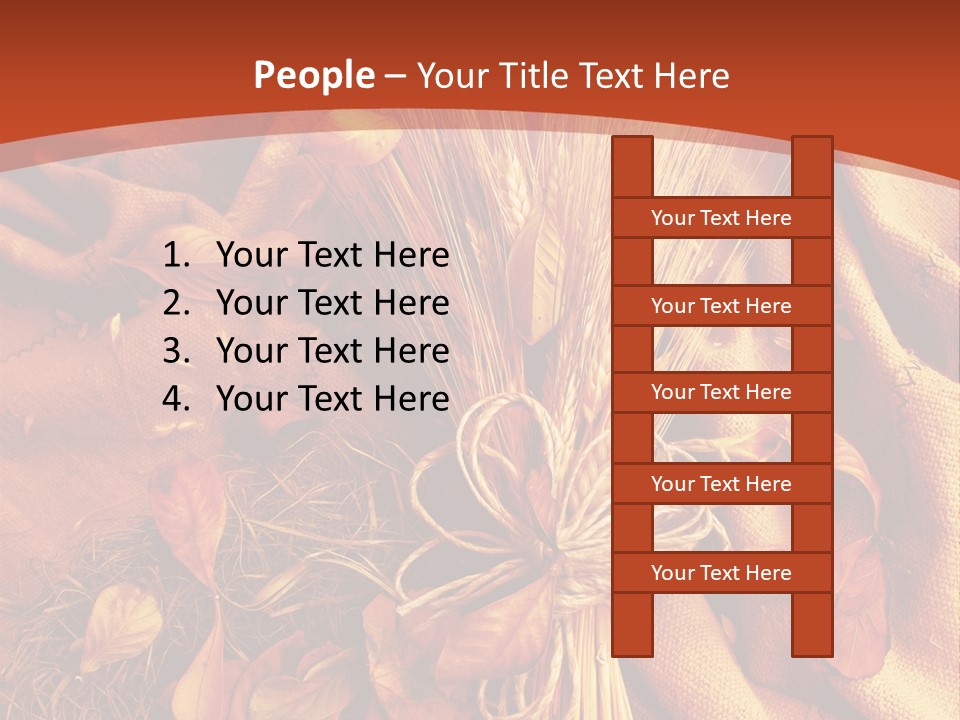 Grain Wheat Art PowerPoint Template