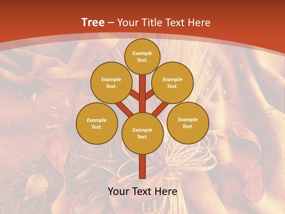 Grain Wheat Art PowerPoint Template