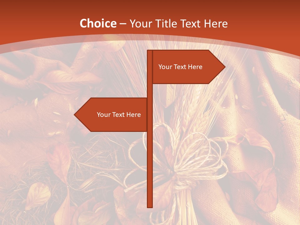 Grain Wheat Art PowerPoint Template