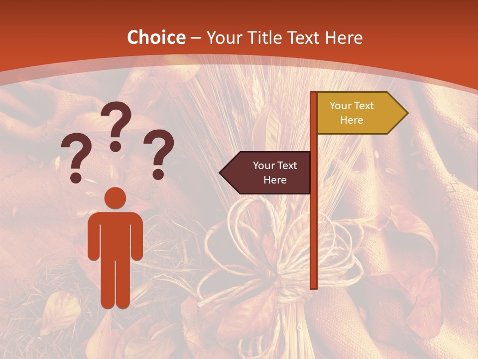 Grain Wheat Art PowerPoint Template