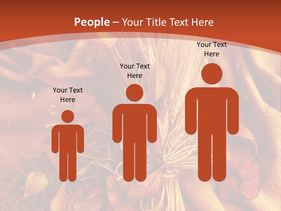 Grain Wheat Art PowerPoint Template