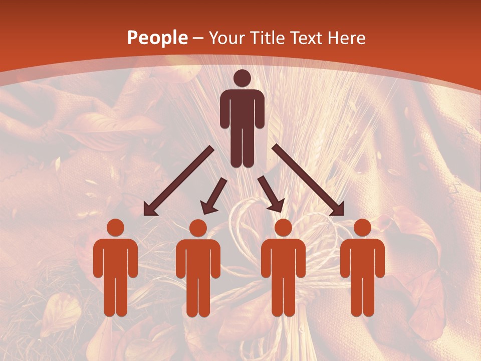 Grain Wheat Art PowerPoint Template