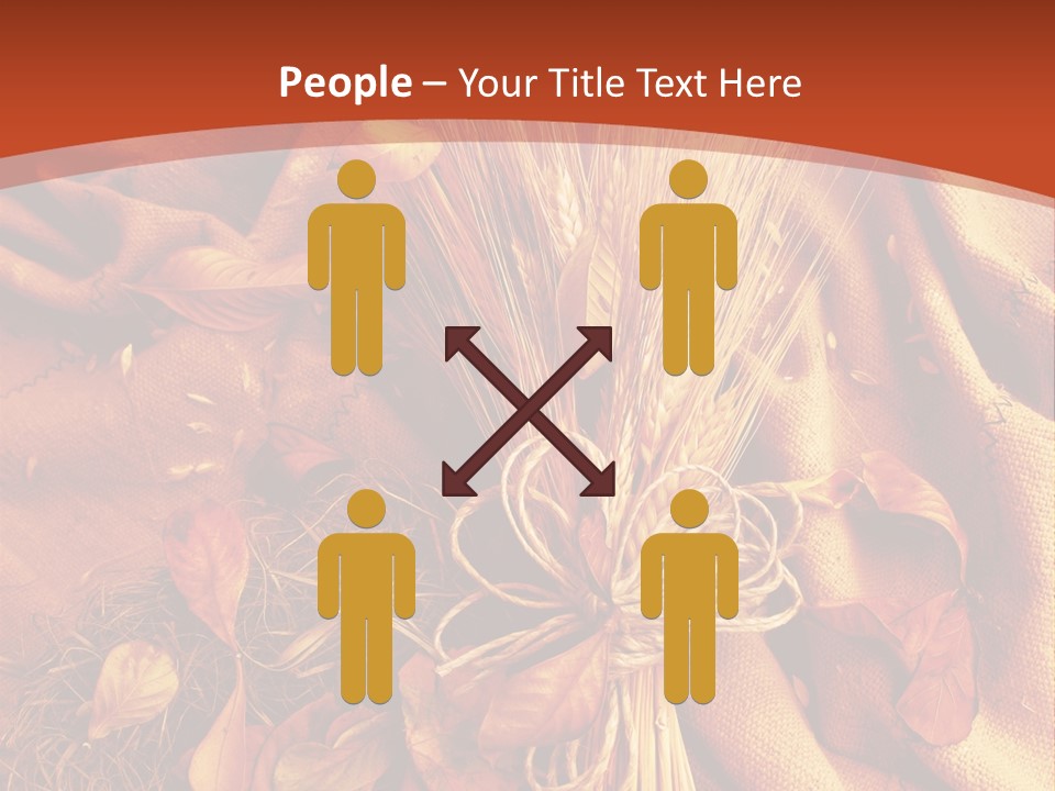 Grain Wheat Art PowerPoint Template