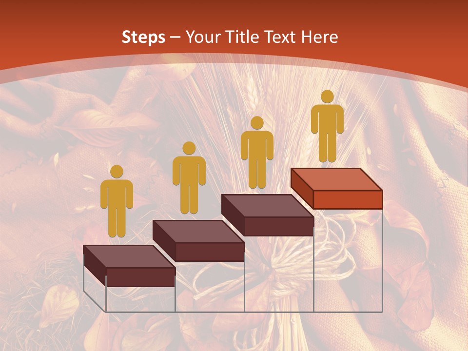 Grain Wheat Art PowerPoint Template