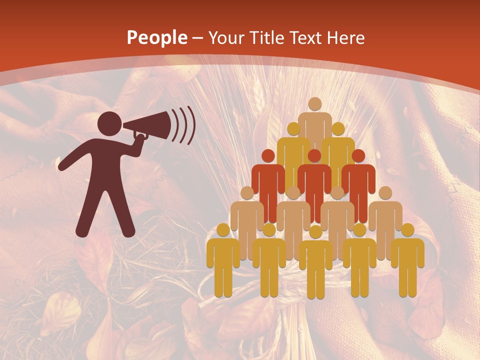 Grain Wheat Art PowerPoint Template