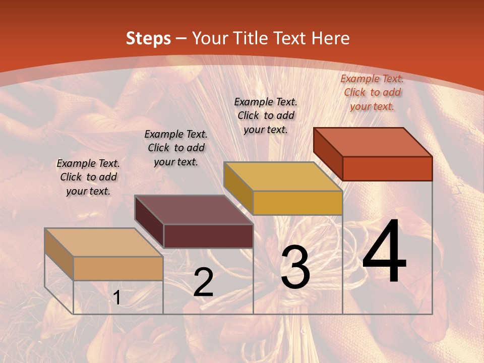 Grain Wheat Art PowerPoint Template