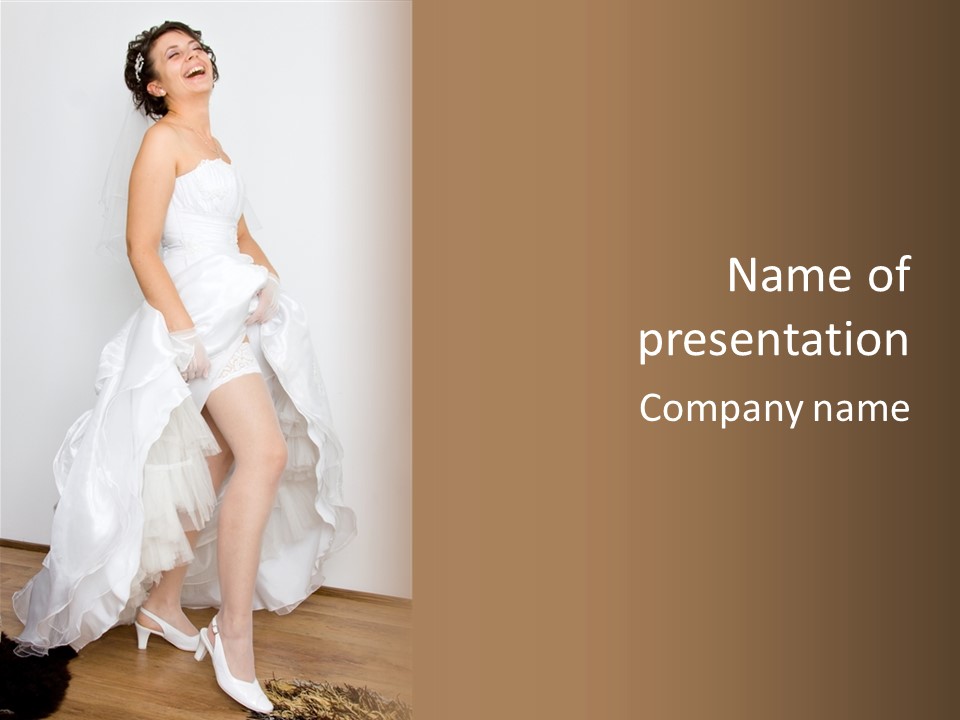 Females Body Bride PowerPoint Template