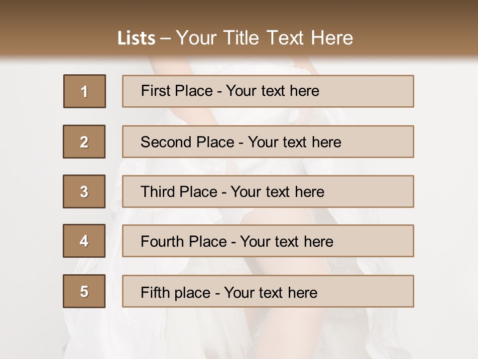Females Body Bride PowerPoint Template