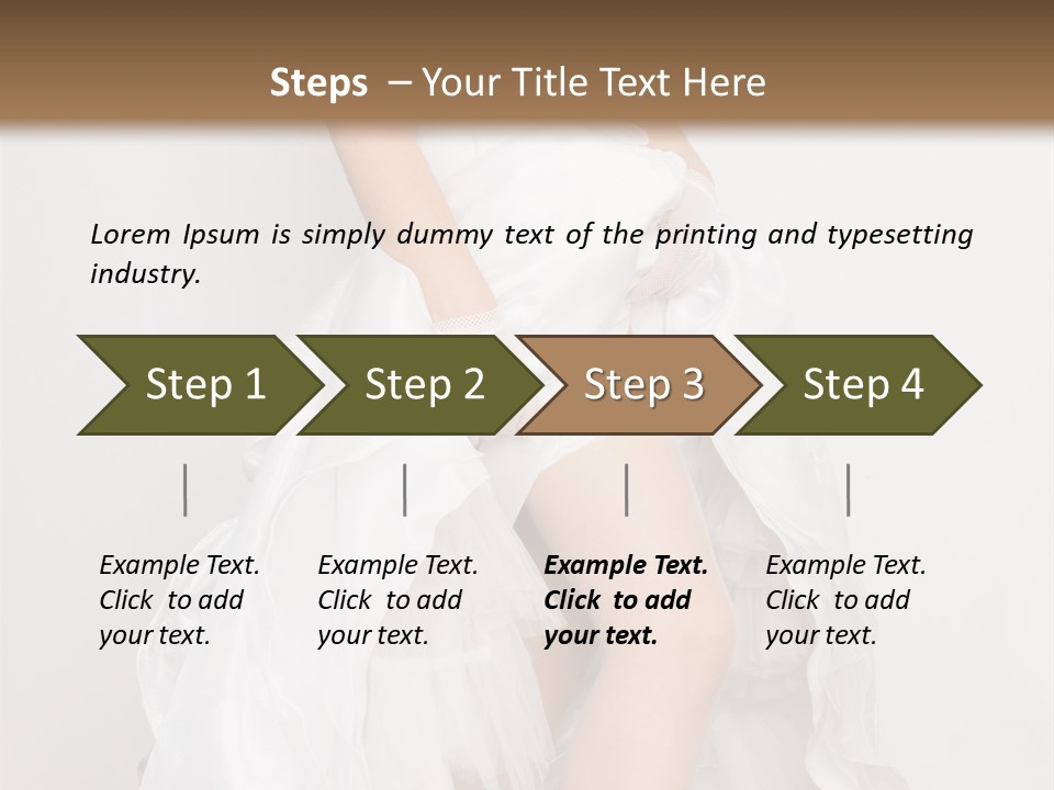 Females Body Bride PowerPoint Template